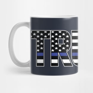 Thin Blue Line TRUMP Mug